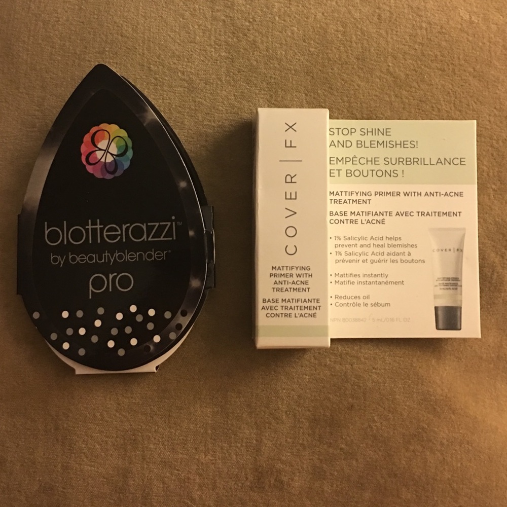 NEW ❤️Blotterazzi & Cover FX primer -travel sz